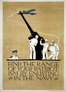 WW1 US Navy Recruitment Poster ، تم نشره عام 1918